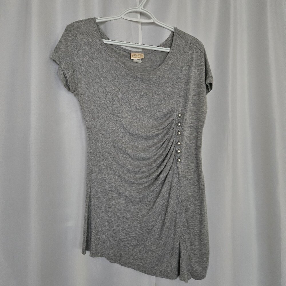 Cute gray high low top